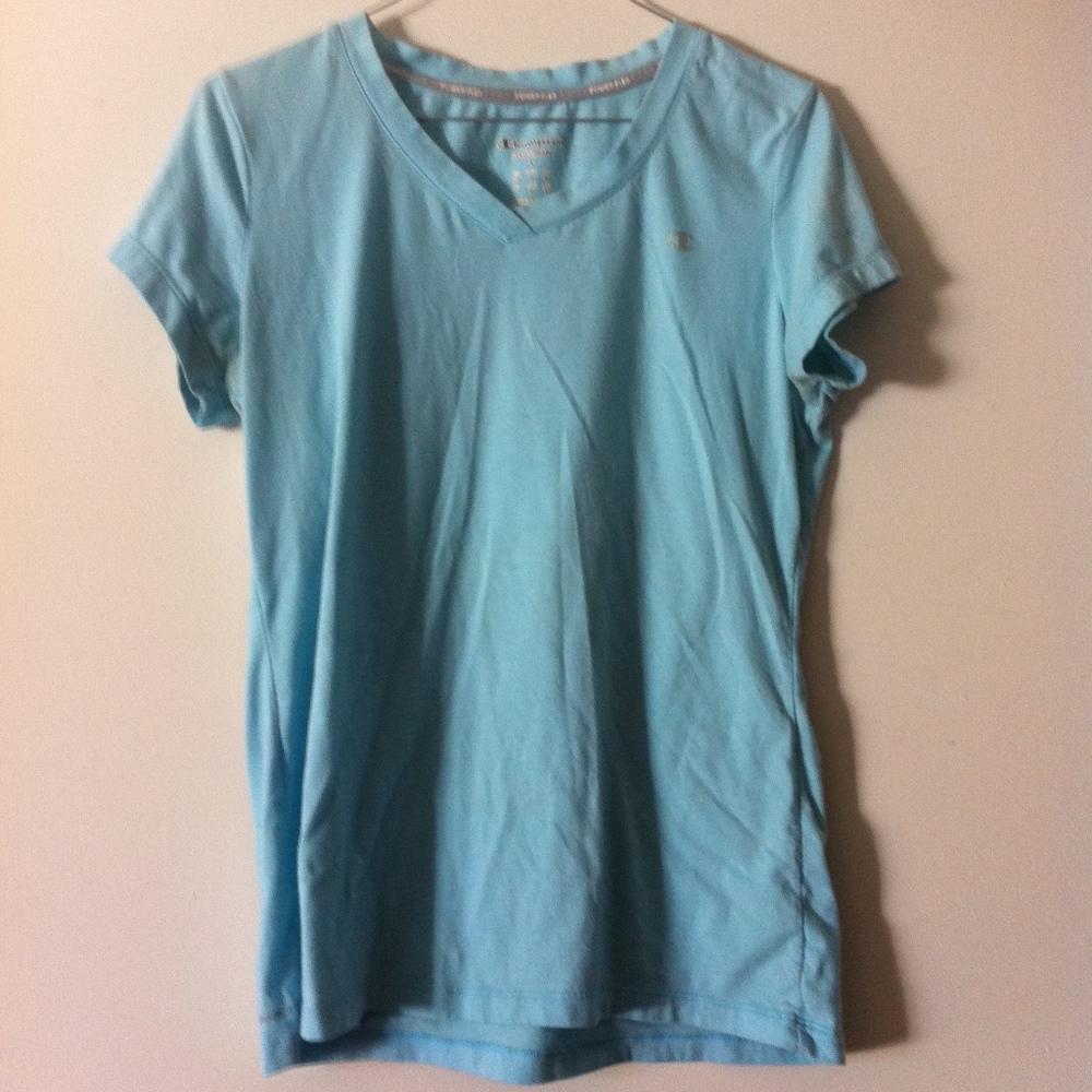 Champion Power Train Power Flex Lite Blue Tee